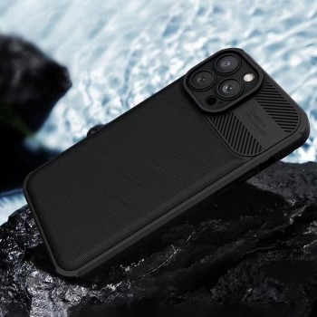 CAMERA PROTECTED CASE FOR IPHONE 12 BLACK
