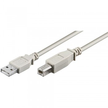 De Tech USB 2.0 Cable USB-B male - USB-A male 1.5m