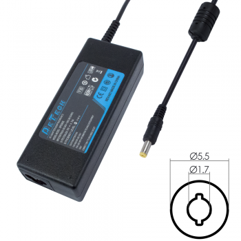 DeTech Adapter for Acer 65W 19V 3.42A 5.5*1.7 - 245