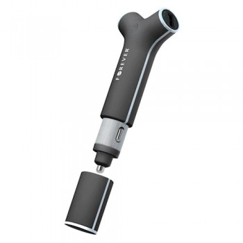 Y-style car charger+power bank 2600 mAh black